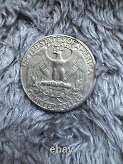 1965 Washington Silver Quarter No Mint Mark Error Rare Coin Collectible