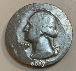 1965 quarter no mint mark printing error (one of a kind)