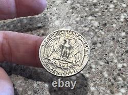 1966 Liberty Quarter Dollar US Coin No Mint Mark RAREGood Condition Mint error