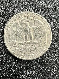 1966 Liberty Quarter Dollar US Coin No Mint Mark Rare Mint Error