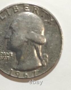 1967 Liberty Washington Quarter Dollar US Collectors Coin No Mint Mark