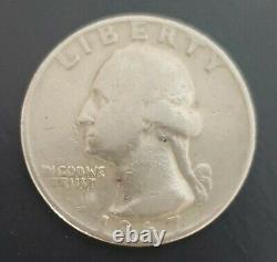 1967 No Mint Mark DDO Washington Quarter Very Rare