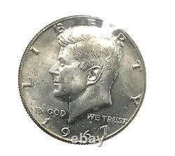 1967-P No Mint Mark 50 Cents Kennedy Half Dollar 40% Silver Philadelphia