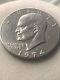 1974 Eisenhower One Dollar D Mint Mark US Coin Old vintage United States Silver