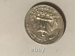1977 Quarter Rare No Mint Mark Good Condition