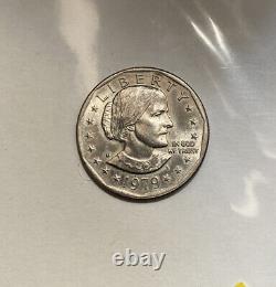1979 S Susan B. Anthony Dollar Type 1 Filled In Mint Mark Error