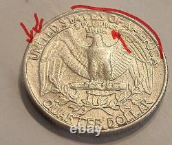 1982-P Washington 25c Quarter Error-Mint mark filled/DDO/DDR In'Cod' We Trust