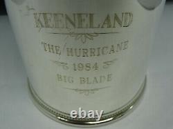 1984 Mark J. Scearce Sterling Silver Keeneland RWR THE HURRICANE Mint Julep Cup