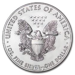 1986 No Mint Mark Present (Random Year) Lot of (5) 1 Ounce Silver American Eag