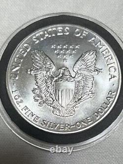 1987 American Silver Eagle 1oz Fine Silver NO MINT MARK DOLLAR