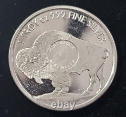1oz tr Sunshine Mint Buffalo. 999 Silver Round Mint Mark SI Qty Disc Lot of 20