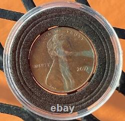 2010 Silver/Br No Mint Mark Lincoln Memorial Cent US Penny Double Ear & Reverse