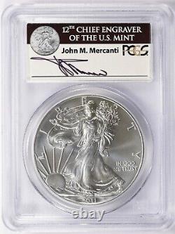 2011-S First Strike Silver Eagle 25th anniversary set PCGS MS70 S Mint Mark