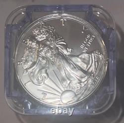2018-w American Silver Eagle Roll (20) No Mint Mark Ngc First Day Of Issue