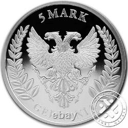 2019 Germania 5 Mark 1 Oz Silver Proof Coin Brilliant Uncirculated