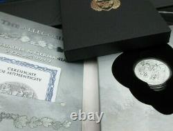 2019 Germania Mint 10 Mark Allegories Columbia 2 oz. 999 Silver Coin Boxed / COA