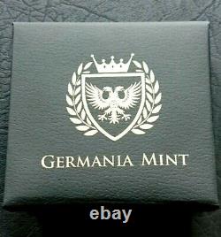 2019 Germania Mint Germany 5 Mark Silver Proof 1oz Coin Only 1,000 Mintage +COA