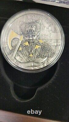 2019 Germania Mint The Warriors Berserk 2 oz silver 10 Mark 122/499 1st inseries