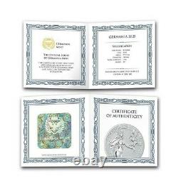 2020 1 Kilo Silver 80 Mark GERMANIA Coin 100 Mint