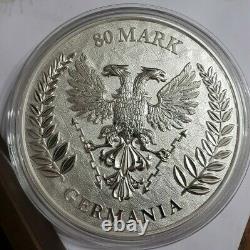 2020 1 Kilo Silver 80 Mark GERMANIA Coin, 100 Minted
