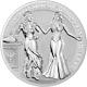 2020 Germania Mint 10Mark 2oz Silver Allegories Italia & Germania COA in box
