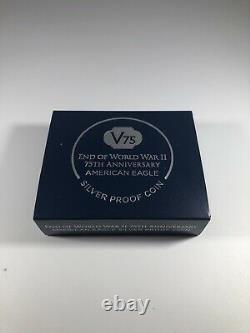 2020 W Proof American Silver Eagle V75 Privy Mark Mint Packaging