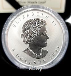 2021 1 oz. Pure Silver Coin W Mint Mark Silver Maple Leaf Winnipeg Edition
