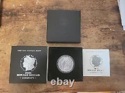 2021-CC Morgan Silver Dollar with CC Privy Mint Mark 21XC Carson City