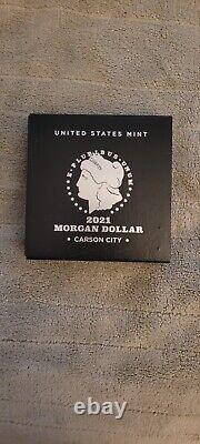 2021-CC Morgan Silver Dollar with CC Privy Mint Mark Carson City