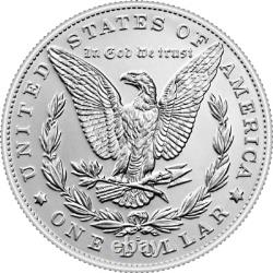 2021-D Morgan Commemorative Silver Dollar with OGP Box & COA D Privy Mark