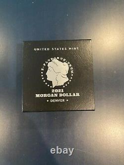 2021 D Morgan Silver Dollar Mint Mark Box COA Denver 2021-D SHIPS ASAP