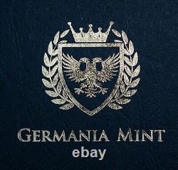 2021 Germania Mint 10oz 50 Mark Silver Round withCOA in OGP Item#J10794