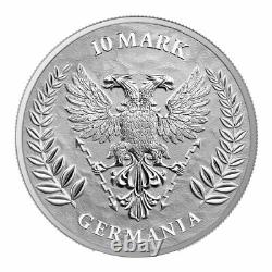2021 Germania Mint 2 oz Silver 10 Mark Medal GEM BU OGP