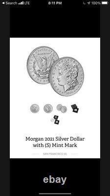 2021 Morgan Dollar Set D & S Mint Mark PreOrder Confirmed