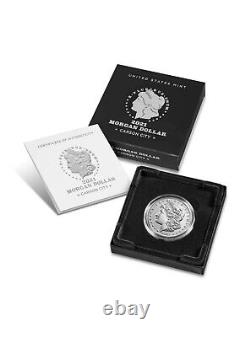 2021 Morgan Silver Dollar Carson City Mint CC Privy Mark 21XC. IN HAND