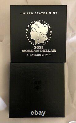 2021 Morgan Silver Dollar with CC Privy Mark 21XC CONFIRMED US MINT SHIPS NOW