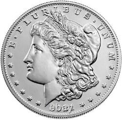 2021 Morgan Silver Dollar with D Mint Mark In Hand