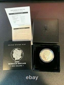 2021 Morgan Silver Dollar with O Privy Mark 21XD New Orleans US MINT