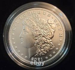 2021 Morgan Silver Dollar with S Mint Mark 21XF IN HAND