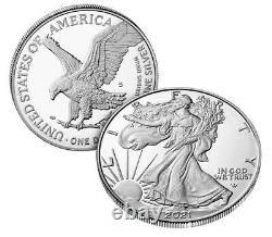 2021 S Mint Mark American Eagle 1oz Silver Proof Coin 21EMN READY TO SHIP