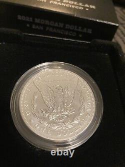2021 morgan silver dollar San Francisco Mint Mark 21XF