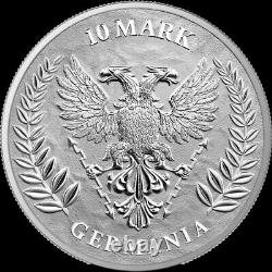 2024 Germania Mint Silver 2 oz Coin 10 Mark BU With Blisterpack & COA Presale