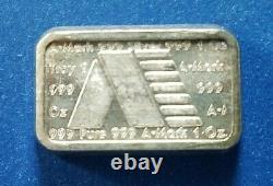 (6) 1981 A-Mark 1 oz. 999 Silver Bars U. S. V. I. Ingot (lot 190S)