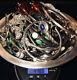 925 Sterling Marked Vintage/new Jewelry Lot To Wear/scrap 448.8g