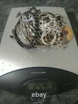 925 sterling silver Lot Scrap 254 grams total weight see photo all marked/tested