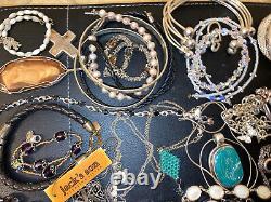 925sterling silver jewelry lot 474 Gs All Marked & Wearable Free Shipping +Xtras
