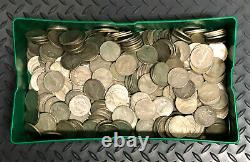 A Lot of 5 Circulated $1 Silver Peace Dollars, At least 2 Coins with Mint Marks