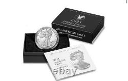American Eagle 2021 One Ounce Silver Proof Coin (21EMN) S Mark Lot Of 3