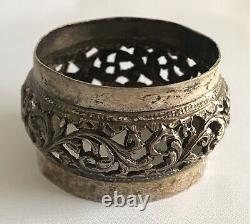 Brunei Malay Lot Of Silver Wares circa 1900 Brunei Makers Mark Total 198g