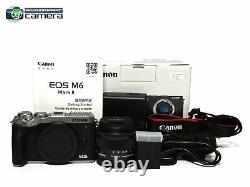 Canon EOS M6 Mark II Mirrorless Digital Camera withEF-M 15-45mm Lens Silver MINT